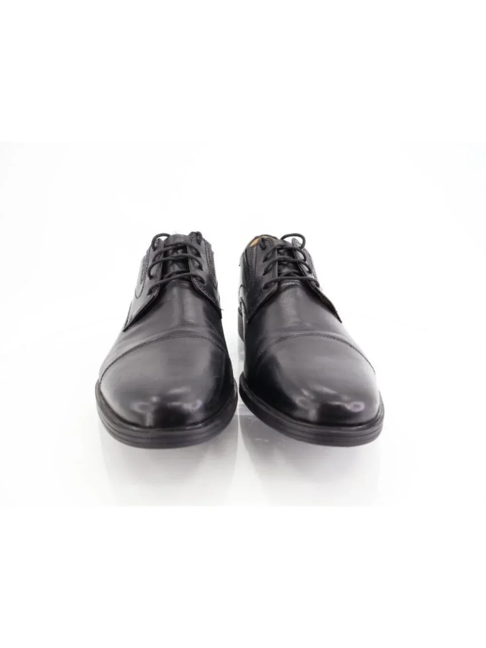 Clarks Men's Whiddon Cap Oxford Size 12M Black Leather Lace Up Dress Shoes